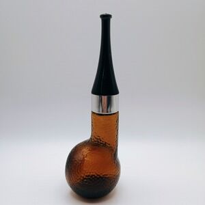 Vintage Avon Oland Pipe After Shave Bottle Amber Glass Decanter 2 oz